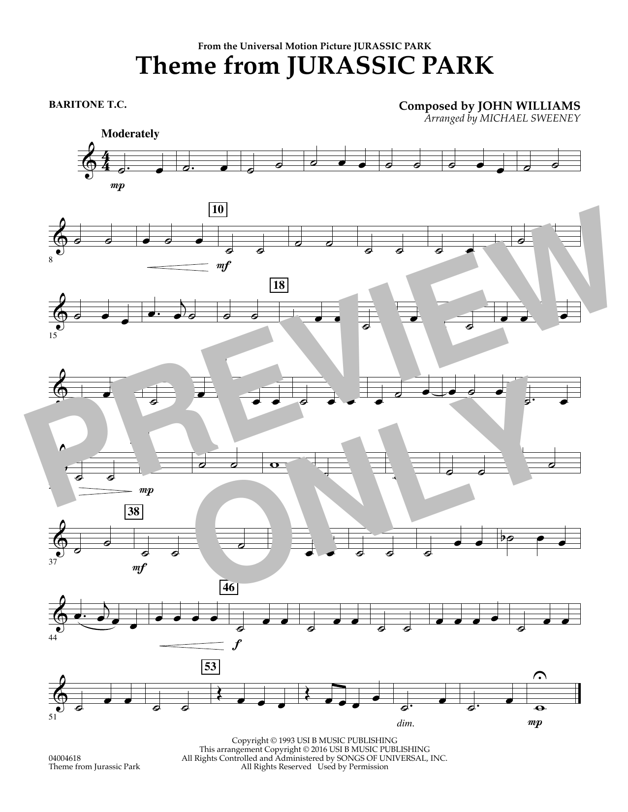 Jurassic park theme piano sheet music free pdf easy